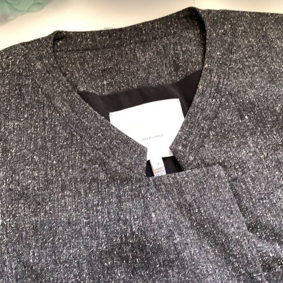 Adam Lippes wool/silk blend grey short jacket S 2 - Picture 4 of 9